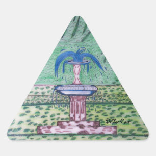 Forsyth Park-triangeldekal Triangelformat Klistermärke