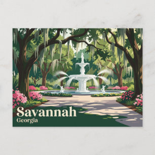 Forsyth Park USA Vykort