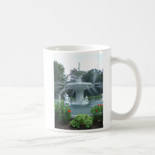 Forsyth parkerar, i Savannah, Ga Kaffemugg