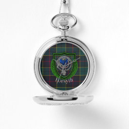 Forsyth Scottish Clan Tartan & Crest Armbandsur