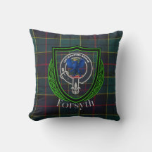 Forsyth Scottish Klan Tartan & Vapensköld