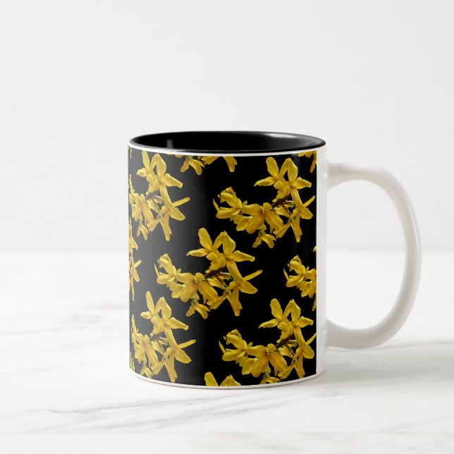 Forsythia Abstrakt Mugg (Höger)