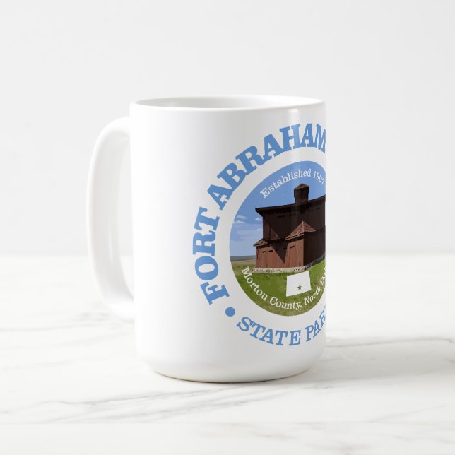 Fort Abraham Lincoln SP Kaffemugg (Framsida vänster)
