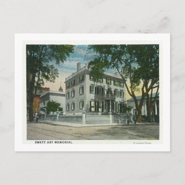 Fort Allen Park View of Casco Bay Vykort (Framsida)