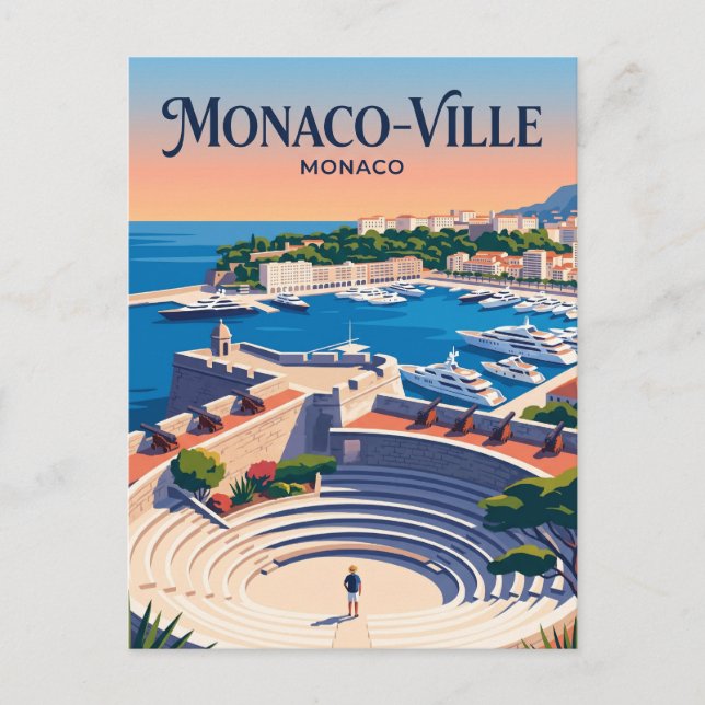 Fort Antoine Monaco Vykort (Framsida)