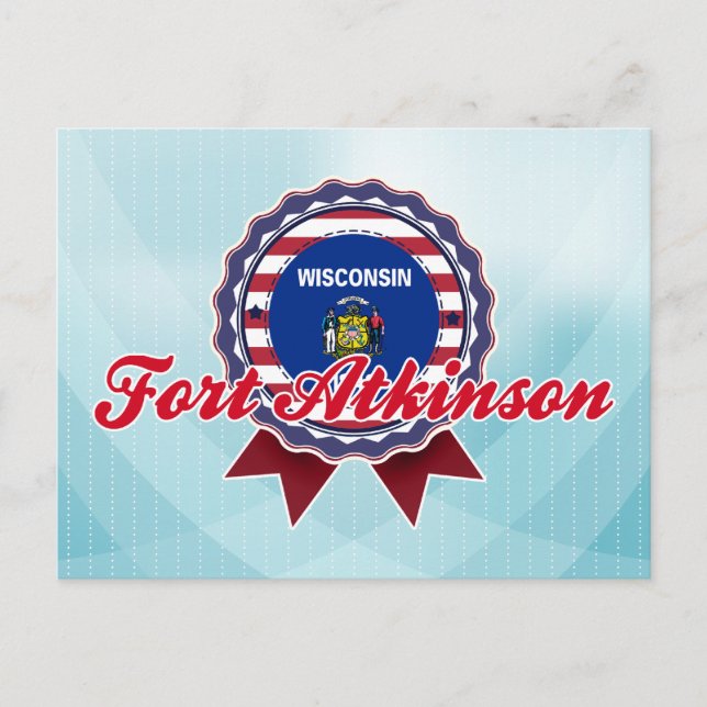 Fort Atkinson, WI Vykort (Framsida)