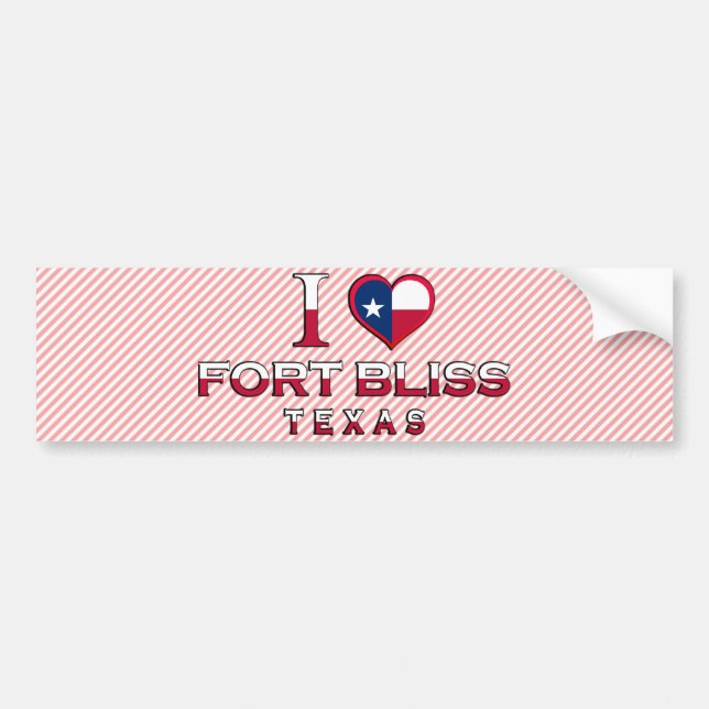 Fort Bliss Texas Bildekal (Framsidan)