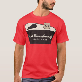 Fort Boonesborough State Park Kentucky Välkomstsid T Shirt
