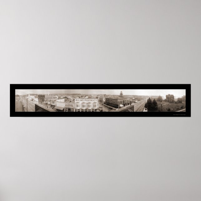 Fort Bragg CA Photo 1911 Poster (Framsidan)