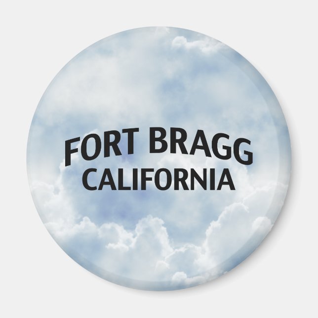 Fort Bragg California Magnet (Framsidan)