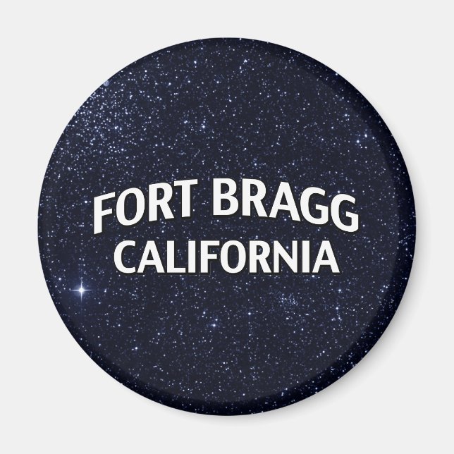 Fort Bragg California Magnet (Framsidan)