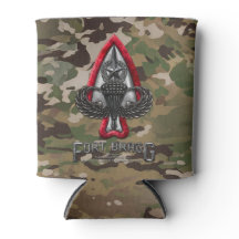 Fort Bragg Camo Can Cooler