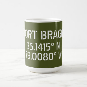 Fort Bragg Latitude Longitud Kaffemugg