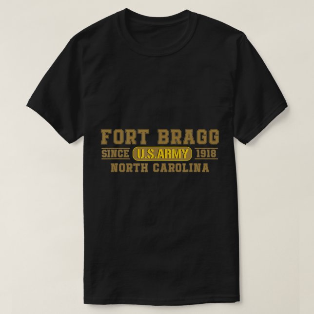 Fort Bragg North Carolina - 82:a Airborne T-Shirt (Design framsida)