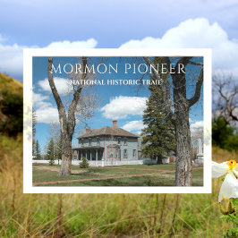 Fort Bridger, Mormon Pioneer Historic Trail. WY Vykort