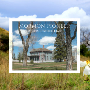 Fort Bridger, Mormon Pioneer Historic Trail. WY Vykort
