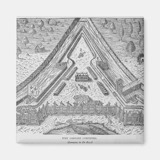 Fort Caroline Complete Magnet (Framsidan)