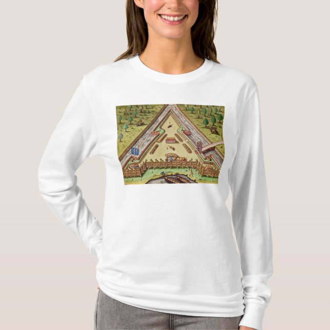 Fort Caroline, från 'Brevis Narratio Tee Shirt (Framsida)