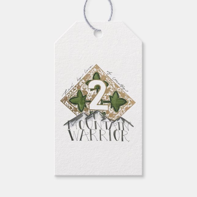 Fort Carson Military 4ID card Presentetikett (Framsidan)