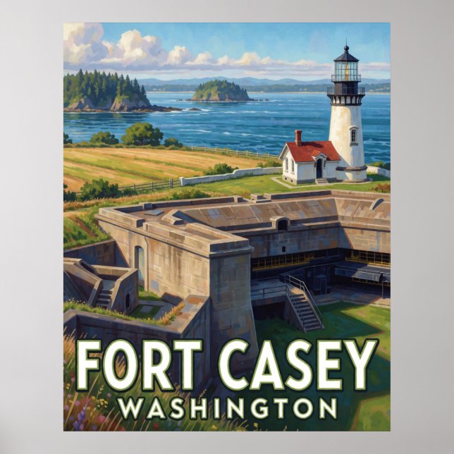 Fort Casey State Park — Washington Poster (Framsidan)