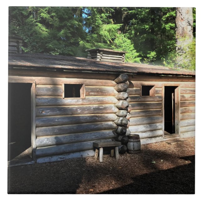 Fort Clatsop, Astoria, Oregon Kakelplatta (Framsidan)