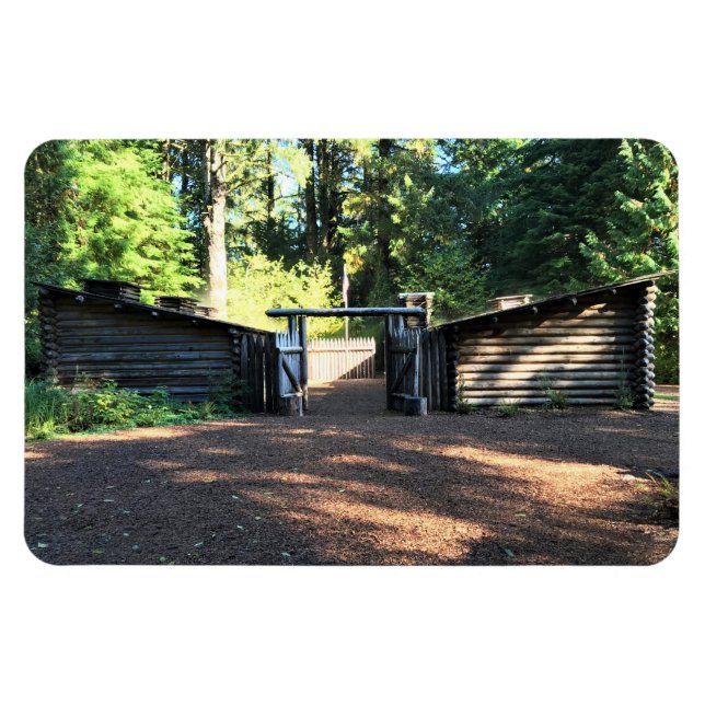 Fort Clatsop, Astoria, Oregon Magnet (Horisontell)