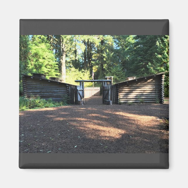 Fort Clatsop, Astoria, Oregon Magnet (Framsidan)