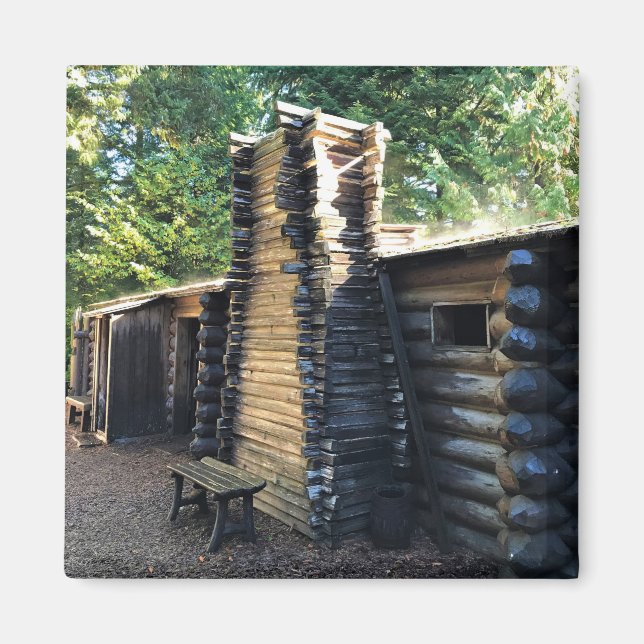 Fort Clatsop, Astoria, Oregon Magnet (Framsidan)