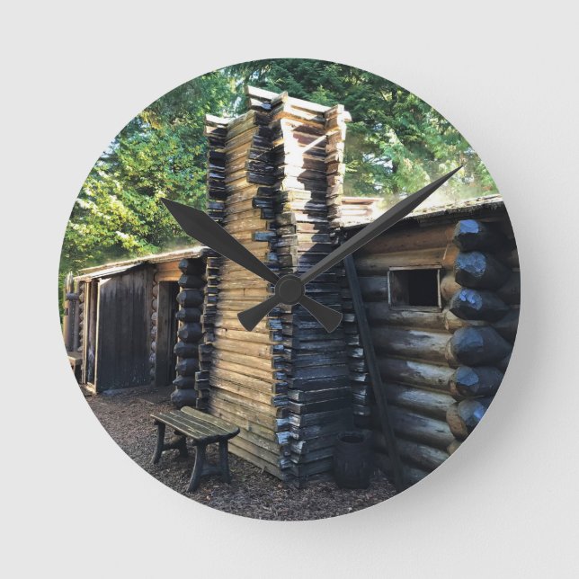 Fort Clatsop, Astoria, Oregon Rund Klocka (Framsida)