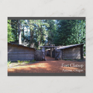 Fort Clatsop, Astoria, Oregon Vykort