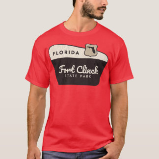 Fort Clinch State Park Florida Välkomstskylt T Shirt
