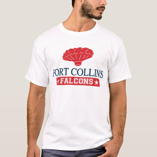 Fort Collins falkar - som är hem- av ballongpojke T-shirt (Framsida)