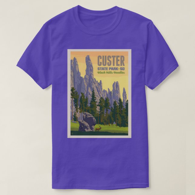 Fort Custer State Park T Shirt (Design framsida)