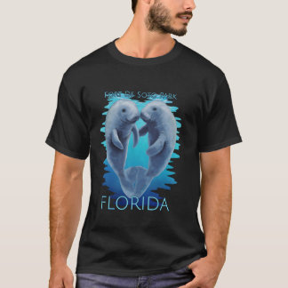 Fort De Soto Park Florida Semester Söt Manater S T Shirt