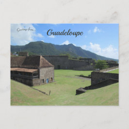 Fort Delgres on Basse-Terre in Guadeloupe Vykort