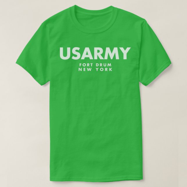 FORT DRUM NEW YORK T  SHIRT (Design framsida)