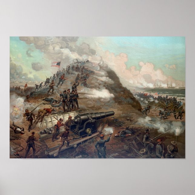 Fort Fisher-fångsten Poster (Framsidan)