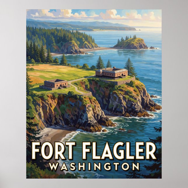 Fort Flagler State Park — Washington Poster (Framsidan)