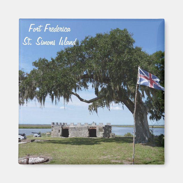 Fort Frederica St. Saint Simons Island Magnet (Framsidan)