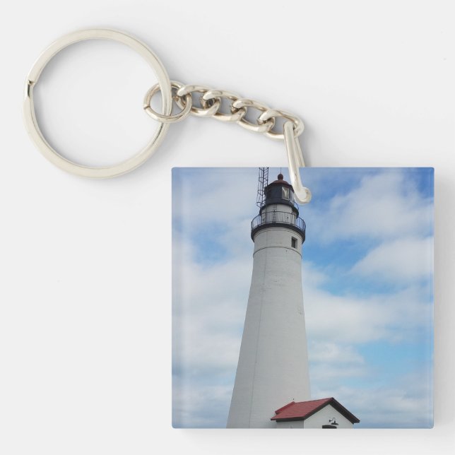 Fort Gratiot fyr i Michigan (Framsidan)