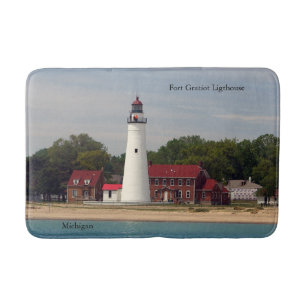Fort Gratiot Lighthouse bathmat Badrumsmatta