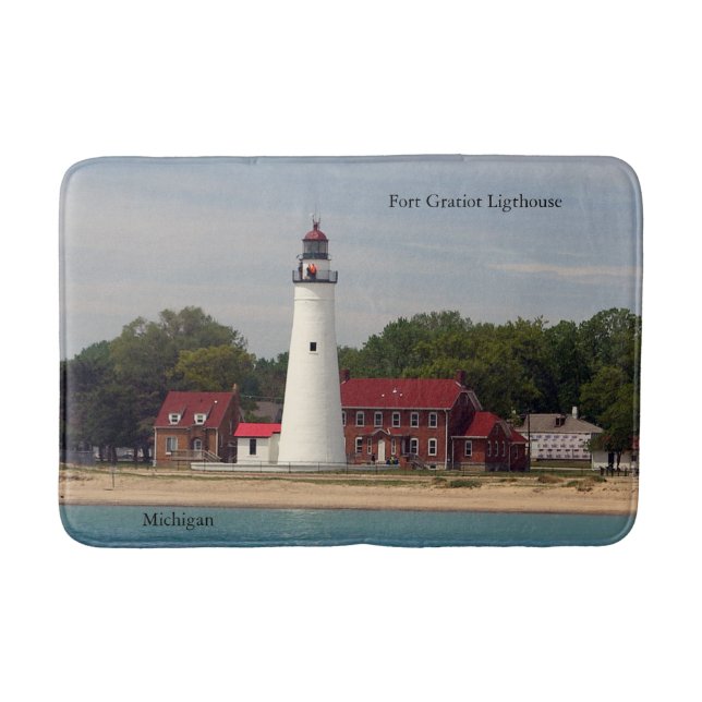 Fort Gratiot Lighthouse bathmat Badrumsmatta (Framsidan)