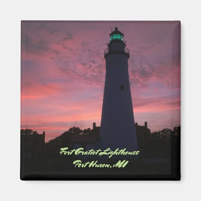 Fort Gratiot Lighthouse Magnet (Framsidan)