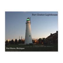 Fort Gratiot Lighthouse-vykort
