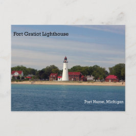 Fort Gratiot Lighthouse-vykort Vykort