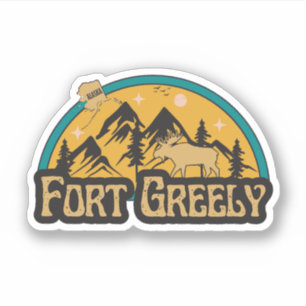 Fort Greely, Alaska-klistermärke Klistermärken