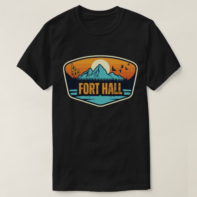 Fort Hall, Idaho T Shirt (Design framsida)