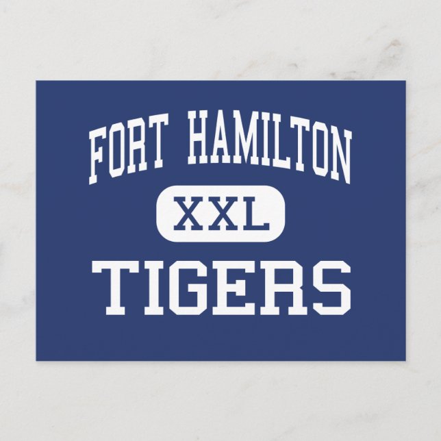 Fort Hamilton - Tigers - High - Brooklyn New York Vykort (Framsida)