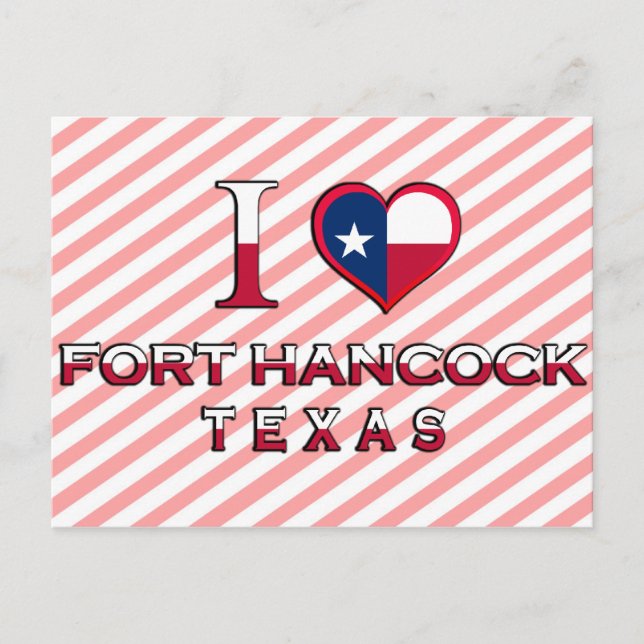 Fort Hancock, Texas Vykort (Framsida)