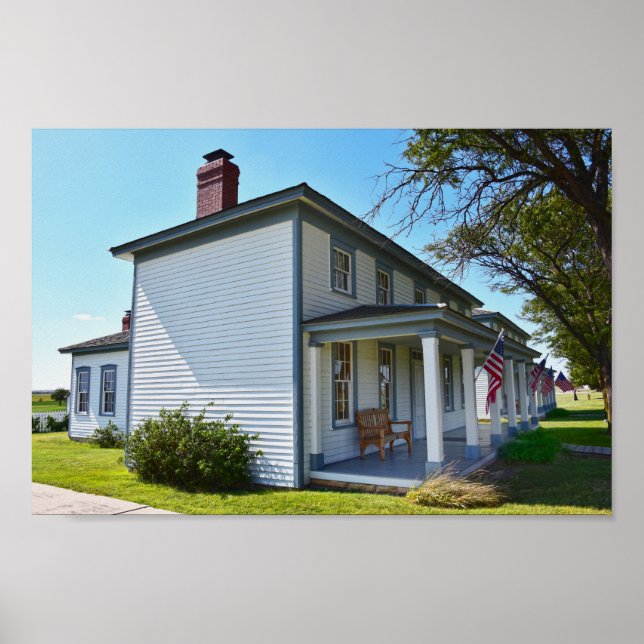 Fort Hays officers Quarters Poster (Framsidan)